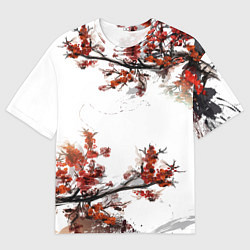 Мужская футболка оверсайз САКУРА
