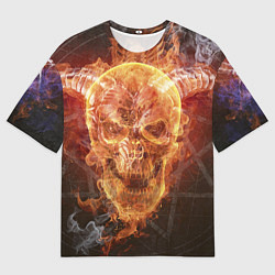 Футболка оверсайз мужская Дьявол, цвет: 3D-принт