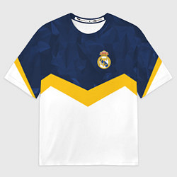 Футболка оверсайз мужская Real Madrid FC: Sport, цвет: 3D-принт