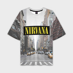 Мужская футболка оверсайз Nirvana City