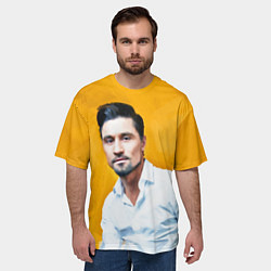 Футболка оверсайз мужская Билан, цвет: 3D-принт — фото 2