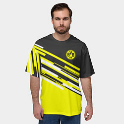 Футболка оверсайз мужская Borussia FC: Sport Line 2018, цвет: 3D-принт — фото 2