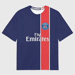 Футболка оверсайз мужская FC PSG: Original, цвет: 3D-принт