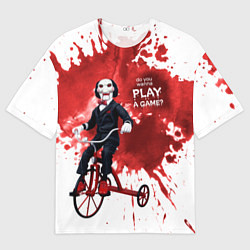 Мужская футболка оверсайз Play a game?