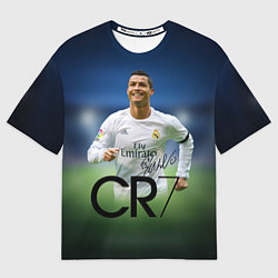 Футболка оверсайз мужская CR7, цвет: 3D-принт