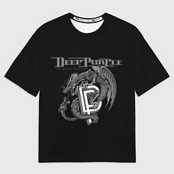 Футболка оверсайз мужская Deep Purple: Dark Dragon, цвет: 3D-принт