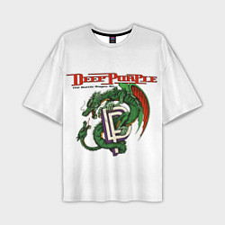 Футболка оверсайз мужская Deep Purple: Green Gragon, цвет: 3D-принт