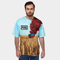 Футболка оверсайз мужская PUBG Box, цвет: 3D-принт — фото 2