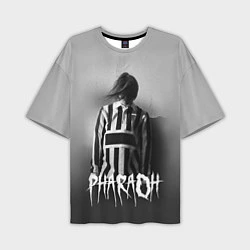 Мужская футболка оверсайз Pharaoh: Black side