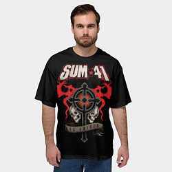 Футболка оверсайз мужская Sum 41: 13 Voices, цвет: 3D-принт — фото 2