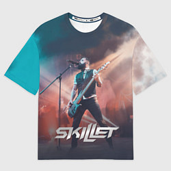Футболка оверсайз мужская Skillet: John Cooper, цвет: 3D-принт