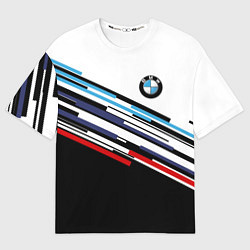 Мужская футболка оверсайз BMW BRAND COLOR БМВ