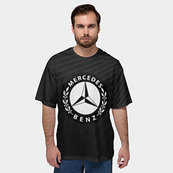 Футболка оверсайз мужская Mercedes-Benz, цвет: 3D-принт — фото 2