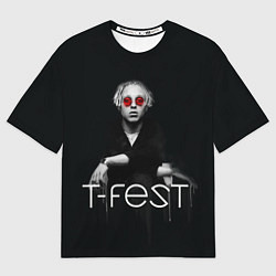 Мужская футболка оверсайз T-Fest: Black Style
