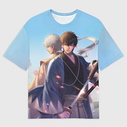 Мужская футболка оверсайз Gintama