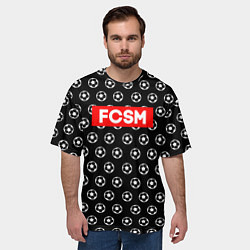 Футболка оверсайз мужская FCSM Supreme, цвет: 3D-принт — фото 2