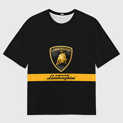 Мужская футболка оверсайз Lamborghini Automobili