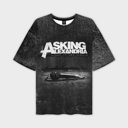 Мужская футболка оверсайз Asking Alexandria: Black Micro