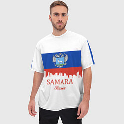 Футболка оверсайз мужская Samara: Russia, цвет: 3D-принт — фото 2