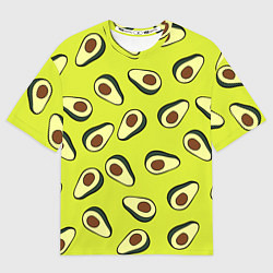 Мужская футболка оверсайз Стиль авокадо