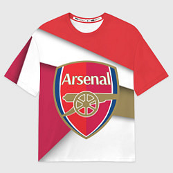 Футболка оверсайз мужская FC Arsenal, цвет: 3D-принт