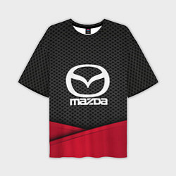 Мужская футболка оверсайз Mazda: Grey Carbon