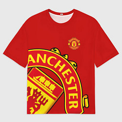 Футболка оверсайз мужская FC Man United: Red Exclusive, цвет: 3D-принт