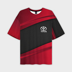 Футболка оверсайз мужская Toyota: Red Sport, цвет: 3D-принт