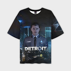 Мужская футболка оверсайз Detroit: Connor