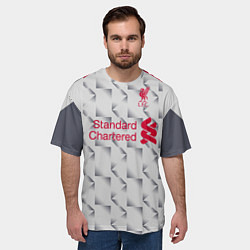 Футболка оверсайз мужская FC Liverpool: Salah Alt 18/19, цвет: 3D-принт — фото 2