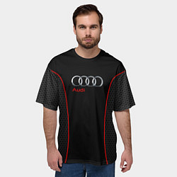 Футболка оверсайз мужская Audi Style, цвет: 3D-принт — фото 2