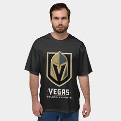 Футболка оверсайз мужская Vegas: Golden Knights, цвет: 3D-принт — фото 2