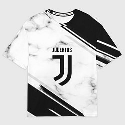 Футболка оверсайз мужская Juventus, цвет: 3D-принт
