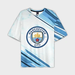 Мужская футболка оверсайз Manchester city