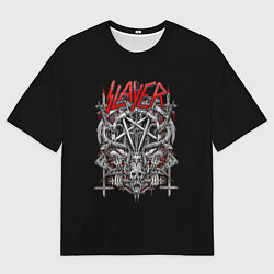 Футболка оверсайз мужская Slayer: Hell Goat, цвет: 3D-принт