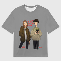 Мужская футболка оверсайз End of the f*cking world