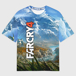Футболка оверсайз мужская Far Cry 4: Ice Mountains, цвет: 3D-принт