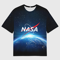 Мужская футболка оверсайз NASA: Sunrise Earth