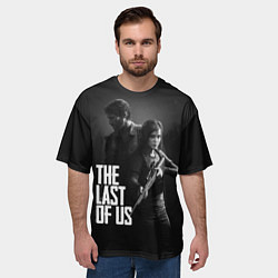 Футболка оверсайз мужская The Last of Us: Black Style, цвет: 3D-принт — фото 2