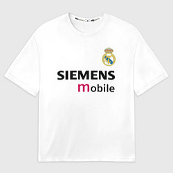 Футболка оверсайз мужская FC Real Madrid: Zidane Retro, цвет: 3D-принт