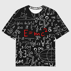 Мужская футболка оверсайз Формулы физики