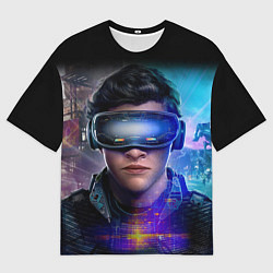 Футболка оверсайз мужская Ready Player One, цвет: 3D-принт