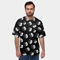 Футболка оверсайз мужская MONOKUMA, цвет: 3D-принт — фото 2
