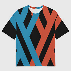 Футболка оверсайз мужская Darling in the Franxx, цвет: 3D-принт