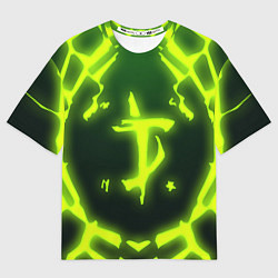 Мужская футболка оверсайз DOOM Covered