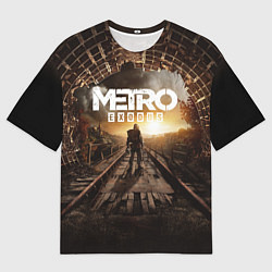 Футболка оверсайз мужская Metro Exodus: Sunset, цвет: 3D-принт