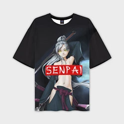 Мужская футболка оверсайз Senpai Goddess