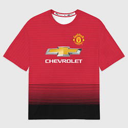 Футболка оверсайз мужская Rashford home 18-19, цвет: 3D-принт