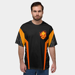 Футболка оверсайз мужская Cyberpunk 2077: Samurai Style, цвет: 3D-принт — фото 2