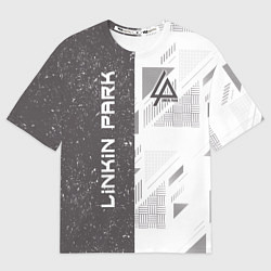 Мужская футболка оверсайз Linkin Park: Grey Form